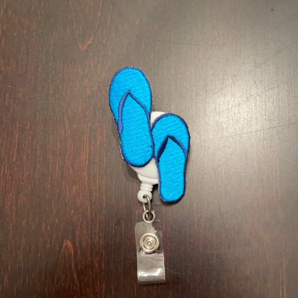 Flip Flop Badge Reel